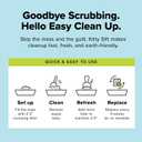 Kitty Sift Disposable Cat Litter Box Large, 6 Count, Durable Portable for Travel and Home, Eco-Friendly Disposable Litter Box Controls Odor