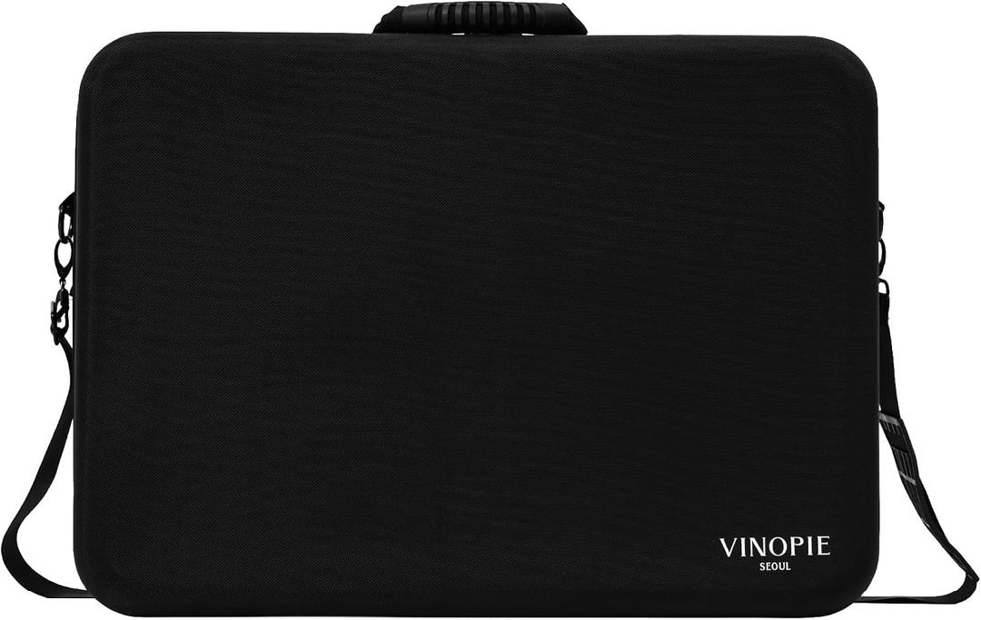 Woven Hardshell 6-Glass Wine Glass Case for Zalto (Glasses Not Included), Protective Stemware Carrier with Precision-Cut Multi-Fit EVA Foam for Travel and Storage, 6P Zalto Multi-Fit