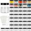 48 Pack Plastic Jars with Lids, Clear 4 oz Plastic Jars with Lids, 4oz Jar with Lid, Clear Containers with Lids for Cream, Lotion, Scrubs, Cosmetics