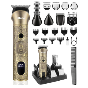 Ufree Beard Trimmer for Men, Electric Razor Shaver, Cordless Hair Clipper Shaving Kit for Mustache Body Nose Ear Hair Facial, Adjustable Beard Grooming Kit Birthday Gifts for Men