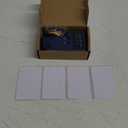 HECERE Handheld 125khz Copier RFID Smart ID Card Duplicator Used for T5577 or EM4305+5pcs NO.3 T5577 Keychains +5 T5577 Cards