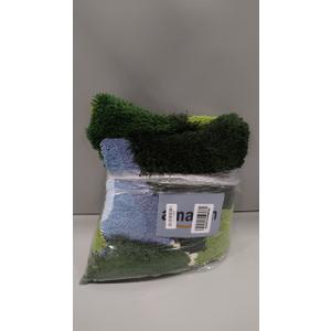 20x35 Inch 3D Moss Rug,Shag Carpet Leaf Area Bathroom Rugs Non Slip Bath Mat Tufted Rug,Ultra Soft Washable Children Play Plant Leaves Shaped Kids Pets Floor Mat for Bedroom,Living Room Green