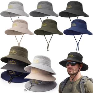 Funnysoft 12 Pack Wide Brim Sun Bucket Hats Bulk,Classic Multicolor (Black, M)