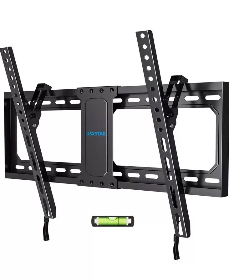 IWORKBORAD 55 65 75 85 inch Low Profile TV Wall Mount for 32-90 '' TVs, Tilt TV Mount Bracket, Safe Lock & Quick Release, Max VESA 600x400mm, 24 inch Studs,132 lbs, Fit Most 55+ 75+ 85+ 86 TVs