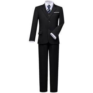 Visaccy Boys Suits Slim Fit Dress Clothes Ring Bearer Outfit Size 8Y