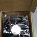 Wathai 80mm 24V DC Cooling Fan 2Pin 24Volt 80mm x 25mm Brushless 3 Inch Fan High Speed for DIY Ventilation Exhaust Projects Cooling 2 Pack