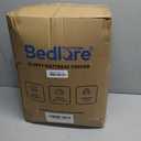BEDLORE King Mattress Topper Viscose Derived from Bamboo, Thick Pillow Top Mattress Pad with Stretchable Pockets for 6"-18" Mattress, Soft Breathable Mattress Topper for Back Pain Relief(Dark Gray)