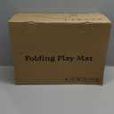 XVISHX Baby Play Mat, 74 x 50 Inch Play Mat Perfect for Use Baby Playpen, Foldable Baby Foam Playmat for Floor, Portable Waterproof Activity PlayMats for Babies, Infants and Toddlers