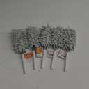 5 Pcs Telescopic Duster, Effortless Dusting, Flexible Design, Comfortable Grip, Stainless Steel Material, SpaceSaving, with Detachable Head, for HardtoReach Areas