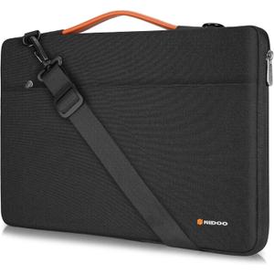 NIDOO 15.6" Laptop Sleeve case Notebook Shoulder Bag Handbag for 15.6 inch Lenovo ThinkPad T15 Gen 2 / L15 Gen 4/16" Legion Pro 7i Gen 10 Intel/ 16" HP Envy Laptop 17t-cw000/ Dell G16 Gaming, Black