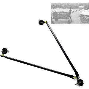 Bike Trailer Hitch Bike Bicycle Trailer for Grocery Sports Garden Shopping Camping Trailer Connector for Portable Folding Wagon Collapsible Wagon Cart Steel Garden Cart Wagons Carts
