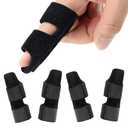 NSKONGDODO 4 Pcs Trigger Finger Splints/ Brace for Knuckle Immobilization, Broken Protector and Straightening Arthritis Relief, Pain Relief, Fits Index, Middle, Ring Fingers