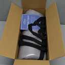 Cot Mattress Topper (Improved Thickness), Foam Quilted Pads for Camping, Soft Comfortable Sleeping Cot Mattress Pad Only, Camping Pad 75"x30" for Camp Cot/Rv Bunk/Narrow Twin Beds, Navy (30x75 Inch (Pack of 1), Grey)