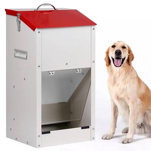 Dog Feeder Outdoor Dog Feeder for Large Dogs Large Breed Dog Food Dispenser