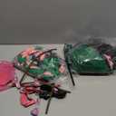 Soulchen Witch Party Arch Backdrop Covers Set of 3 with 200 Balloons 4/5/6 ft Pink Green Glitter Fabric Birthday Arch Covers Exploding Star Balloon for Halloween Witch Princess Themed Party Decors