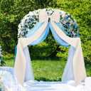 Wavwavw Wedding Giant Bow Decor Oversized Big Bows Decoration for Room Wall Backdrop 75x18 Inch Ribbon Tie for Wedding Birthday Party Baby Shower Supplies(Cream White,Satin)
