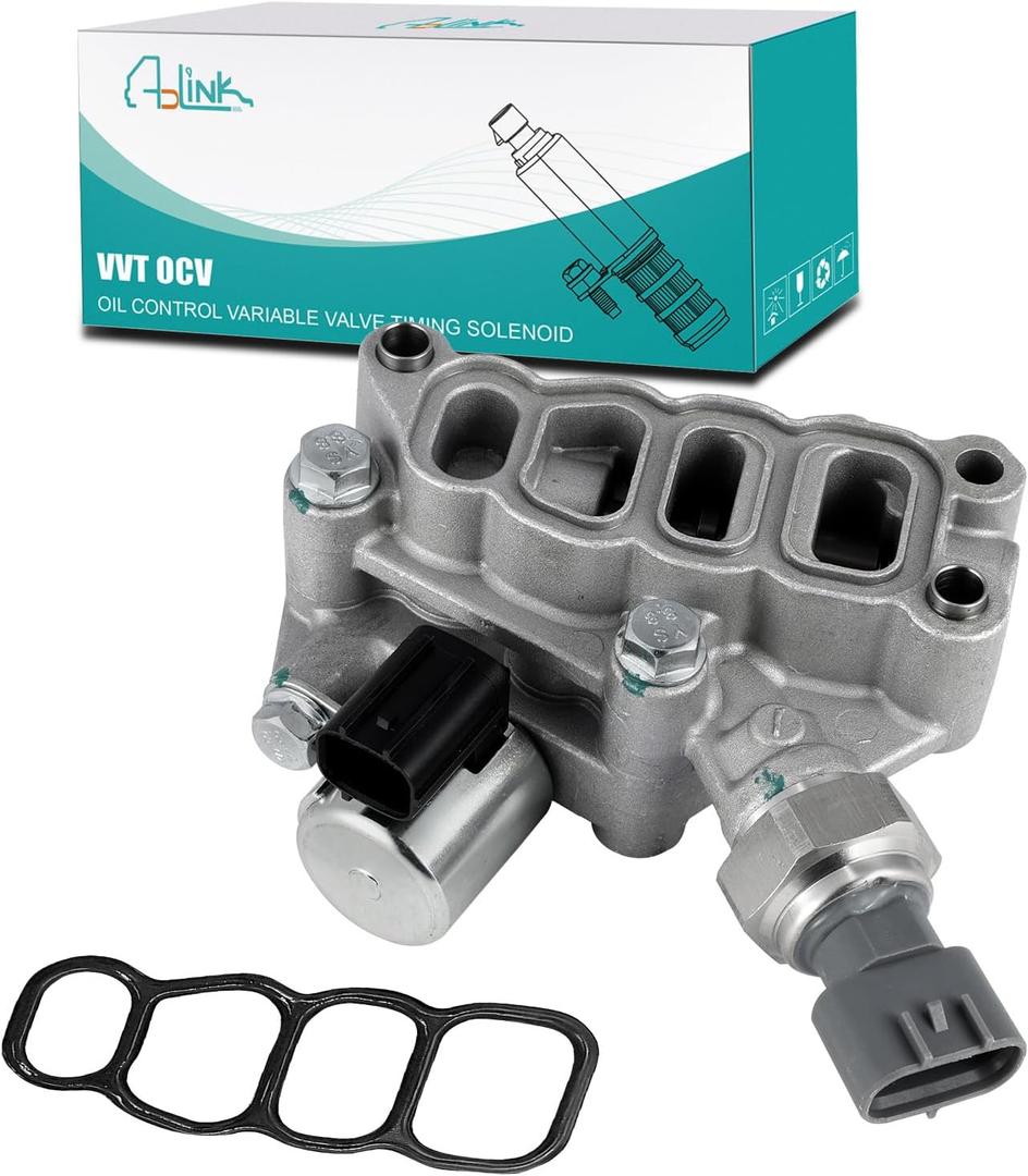 AULINK 918-078 Engine Variable Valve Timing VVT Solenoid (3.0L 3.5L) OCV Oil Control Variable Valve For Honda Accord 2005-2007, Odyssey 2005-2007, Pilot 2WD 2006-2008 15810RKBJ01 15810-RKB-J01
