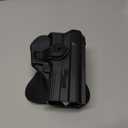 IMI Defense Level 2 Retention Holster for Sig Sauer P250 Full Size & Compact – Polymer Paddle Holster | Right Hand | Fits Curved Sig Sauer Rail
