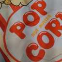 Movie Night Popcorn Pillow Covers 18x18 Set of 2 Retro Cinema Theme Throw Pillow Cases Double Sided Print Decor Cushion Covers for Couch Sofa Bed Home Theater Room Decor (Wl-dp-mn-movie)