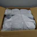 MAXYOYO Bean Bag Chair, 2.5 ft Bean Bag Chair with Foam Filling, Ultra Soft Fur Lazy Sofa for Living Room Bedroom, Machine Washable Cover (Darkgrey)