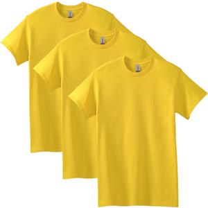 Gildan Adult Heavy Cotton T-Shirt, Style G5000, Multipack (Medium, Daisy (3-pack))