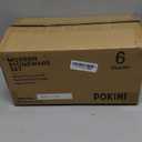 5.3" Cereal Bowls & Dessert Bowls Set of 6-20 Oz Small Bowls for Kitchen-Ceramic Bowl for Cereal, Soup, Oatmeal, Salad, Ramen, Noodle, Rice, Yogurt-Dishwasher & Microwave Safe, Blackish Green