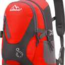 sunhiker Small Hiking Backpack Women Men 20L Lightweight Travel Backpack Daypack Casual Backpack For Cycling Outdoor Camping (Red)