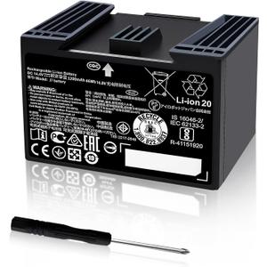 3200mAh for roomba Battery Replacement for j7 j7+ i7 i7+ i8 i8+ i3 i3+ e5 e6 i4 i4+ i5 i5+ i6 i6+ j5 j5+ Series, Compatible with iRobot ABL-D2 ABL-D2A ABL-D1 Li-ion Battery 14.4V 46.08Wh Black