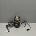 Electric Super Silent Blade Coffee Grinder, Timed Grind Control Rotary Knob, Adjustable Coarse to Fine for Coffee Beans, Spices & Herbs, with 1 Removable Stainless Steel Bowl, Brown