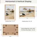 Heimlove 13x19 Picture Frames Natural Maple,Original Wood Hand Make Crafted Certificate Frame with Mat to 11x17 Graduation Picture Display,Family Picture,Wedding Picture,Diploma,Photo Wall Mounted