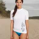 Kanu Surf Women's Breeze UPF 50+ Short Sleeved Active Rashguard & Workout Top (M)