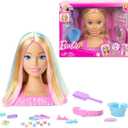 Barbie Doll Styling Head, Blonde Hair with 20+ Hair Styling Accessories Including Star & Butterfly Color Change Hair Clips