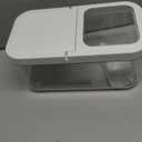 TBMax Rice Flour Storage Container with Automatic Flip-up Lid 13 Lbs | 6.5 Qt, Short and Narrow Food Storage Flour Bin for Kitchen Drwer Organization, Pet Dog Cat Food Storage Container