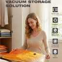 AirVault Vacuum Storage Bags for Travel & Home - Space Saver Compression Packing Bags Set for Clothes, Blankets & Seasonal Storage (10 Large), Large 28 40 in