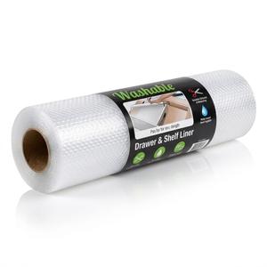 Clear Washable Drawer & Shelf Liner Roll (17.5" x 10') – Non-Adhesive Cabinet Mat