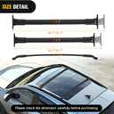 Nilight Roof Rack Cross Bars Fit for Ford Escape KUGA 2013 2014 2015 2016 2017 2018 2019 with Side Rails, Adjustable Aluminum Car Crossbars for Cargo Carrier Luggage Bike Kayak Rooftop Tent Snowboard