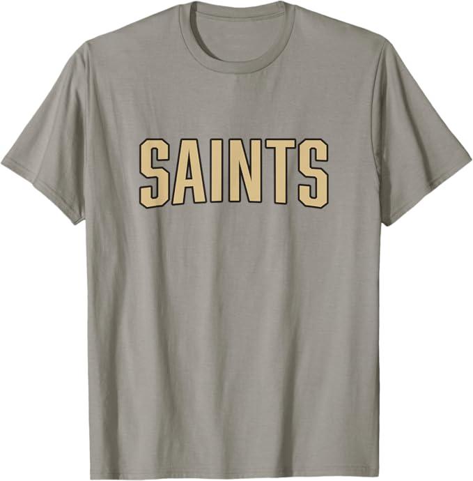 saints bold design tshirt ( grey), (M)