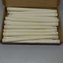Treela 24 Pcs Flameless Taper Candles Battery Operated Bulk Fake Candles Light LED Candle Sticks Flickering Tapered for Easter Wedding Anniversary Decoration(Basic,11 Inch,Ivory)