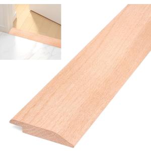 Raytano 3.5" W×36" L Solid Oak Floor Transition Strip,5/16" Overlaps and Transitions a 5/16" Height Difference, Wood Threshold for Tile Carpet Wood Laminate Vinyl Flooring (3.5" W, 36" L)
