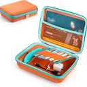 Hard Case Compatible with 3Doodler Start+ Essentials (2023, 2024) for 3D Pen Set for Kids, Art Activity Set Carrier Case for Printing Filament Refill and USB Charger, Orange (Box Only)