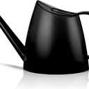 WhaleLife Indoor Watering Can for House Bonsai Plants (1.4L, Black)