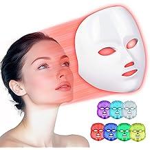 EVFOFO Red Light Mask for Face, 7 Custom Modes with Infrared, 850nm Infrared & Red Light Masks, Portable with Timer for Home Use