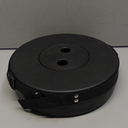 Portable Collapsible Stool - Adults Heavy Duty 300 lbs - Telescoping Foldable (Black)