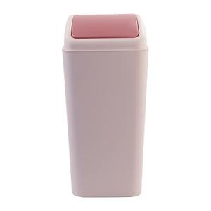 Bringer 4.5 Gallon Plastic Swing Top Garbage Can, Kitchen Trash Can with Swing Lid, Pink