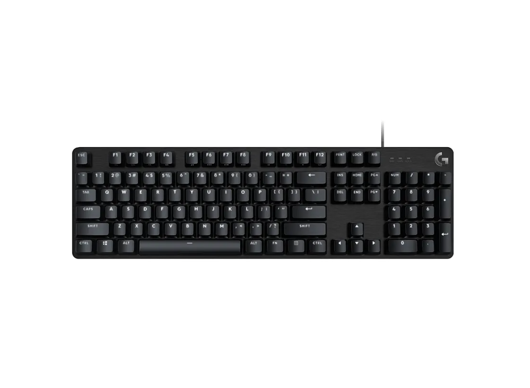 Logitech G413 SE Full-Size Mechanical Gaming Keyboard - Backlit Keyboard with Tactile Mechanical Switches, Anti-Ghosting, Compatible with Windows, macOS - Black Aluminum
