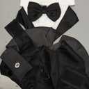 Weewooday Dog Tuxedo and Bandana Set Dogs Formal Tuxedo Pet Wedding Party Suit Wedding Bow Tie Shirt for Birthday Costumes(Cute Style,Medium)