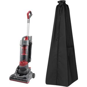 Upright Vacuum Cleaner Storage Bag Household Sweeper Cleaner Protective Dust Bag Stand Vacuum Cleaner Pouch 15" L x 15" W x 48.5" H Black Only Cover