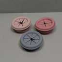 silicone snack container, snack cups for toddlers spill proof, Food Grade Silicone Cups, 3pcs, Pink, Light Pink, Gray