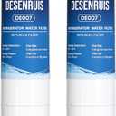 DA29-00020B Water Filter Compatible with Samsung Water Filter DA29-00020A/B, HAF-CIN/EXP, DA29-00020A, DA29-00020B-1, RS25J500DSR, HAF-CIN, RF263BEAESR, RF4287HARS, RF28HFEDBSR,1 Pack, By DESENRUIS