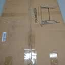 Hadulcet Folding Desk 40" Foldable Desk with Removable Pegboards